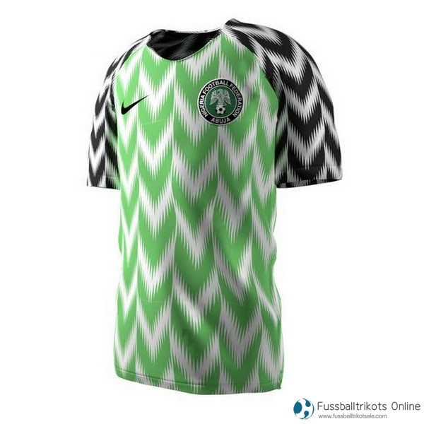 Nigeria Trikot Heim 2018 Grün Fussballtrikots Günstig